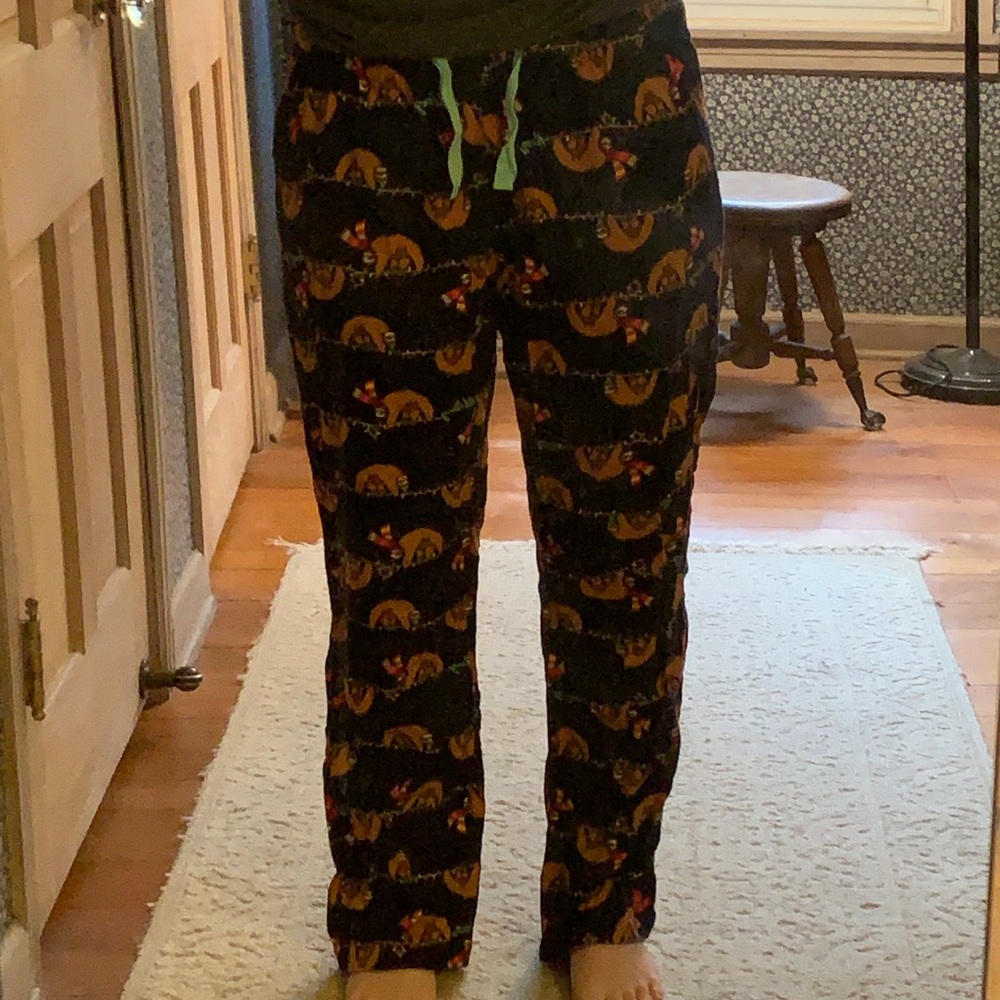 Sloth pajama pants